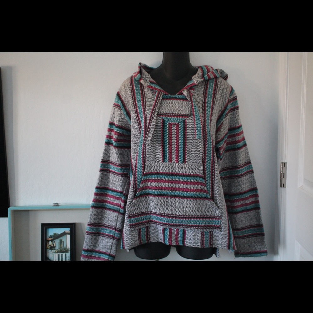 BAJA JACKET. Sweatshirt, Pullover Hoodie, Poncho.